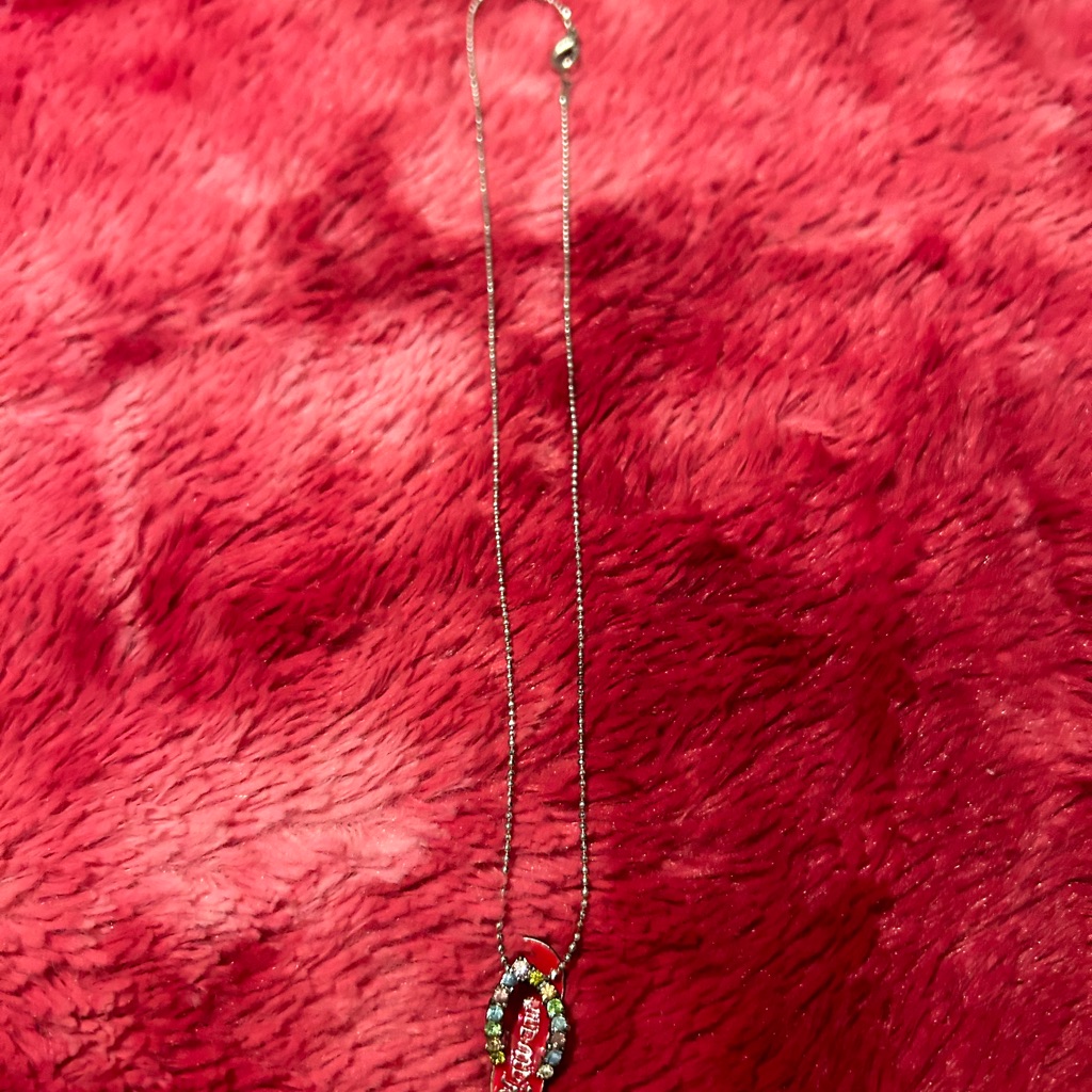 Flip Flop Silver Dainty Necklace
